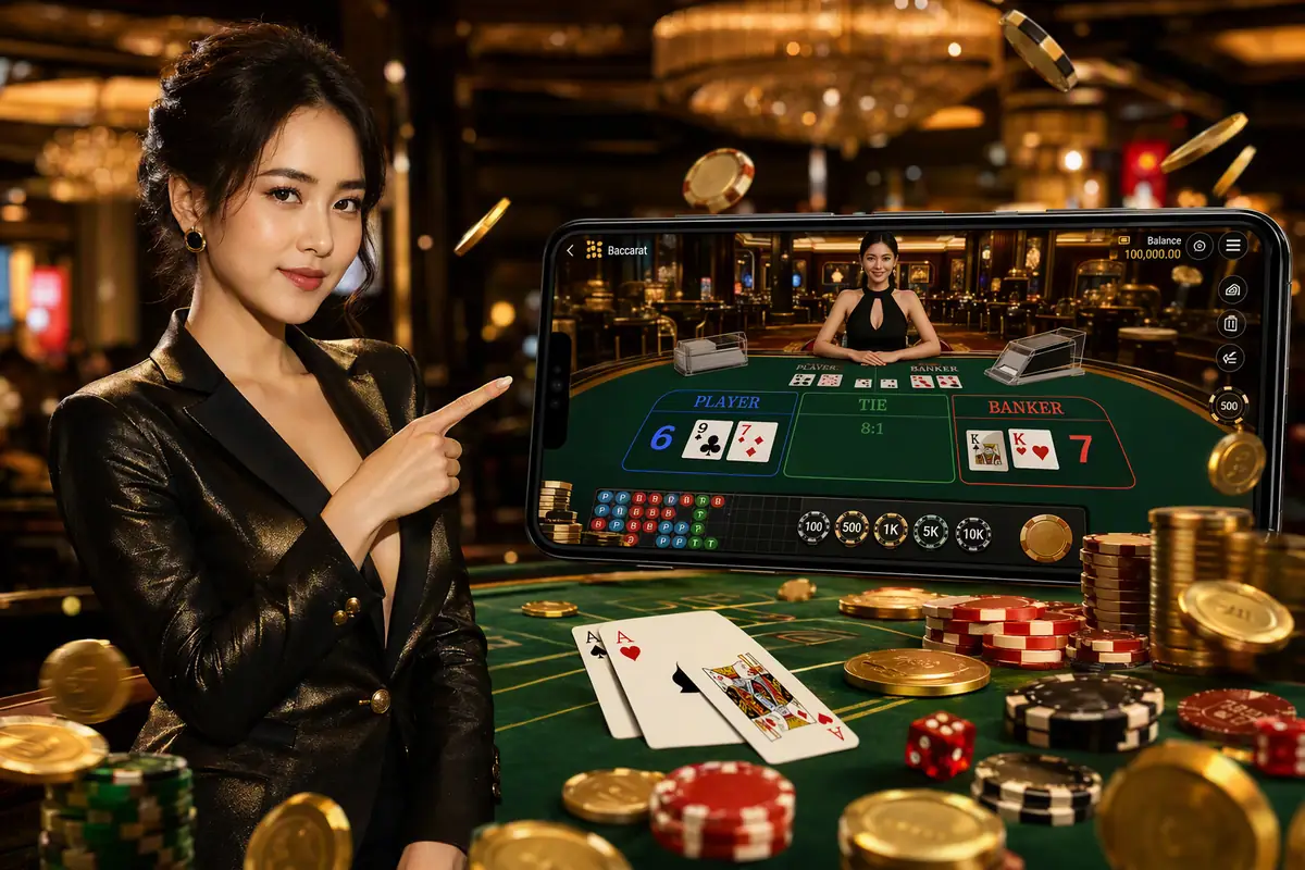 dking8 baccarat online meja dealer langsung